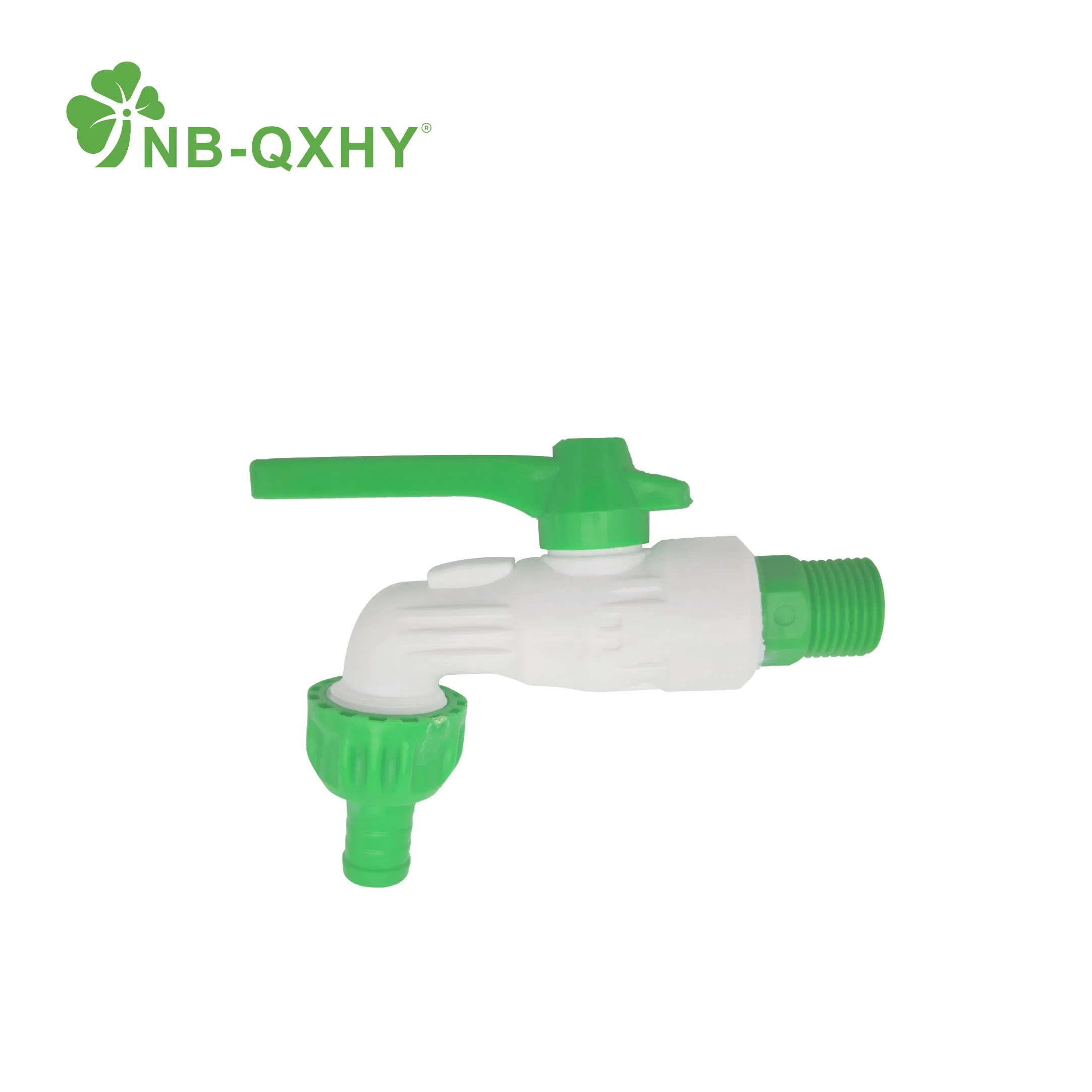1/2 3/4 Inch Brass Zinc Alloy Plastic PVC PP ABS Water Tap Garden Kitchen Basin Sink Bibcock Sanitary Tap Single Handle Faucet for Washing Machine Bathroom