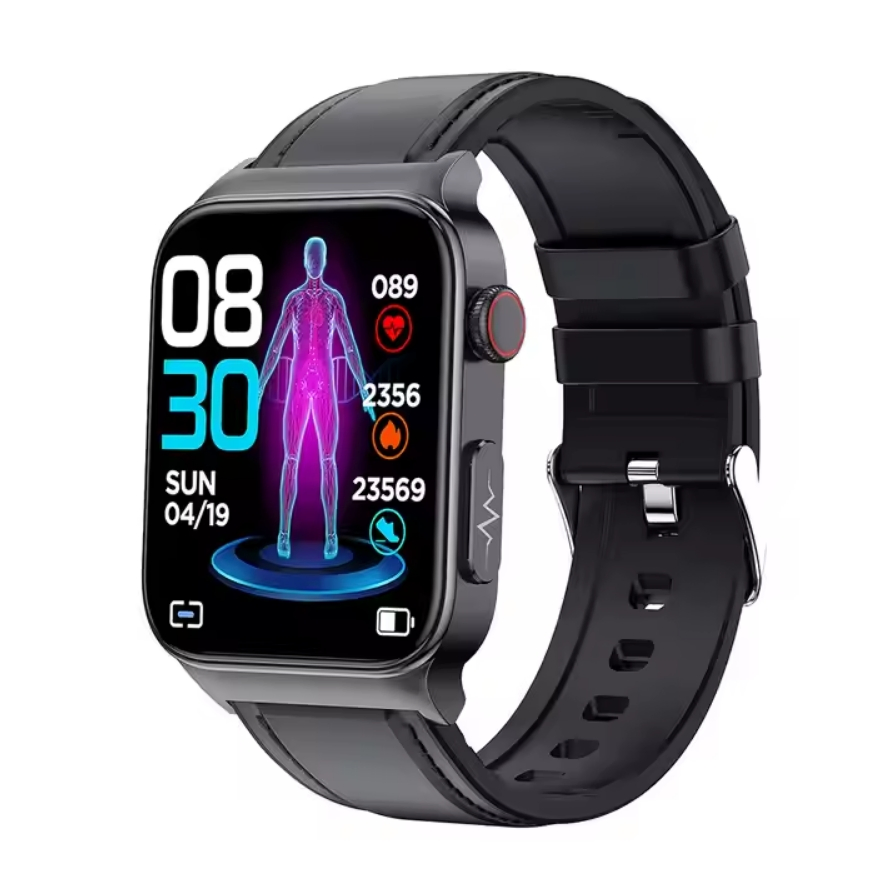 Et580 ECG Health Smart Watch Blood Oxygen Pressure Glucose Smartwatch