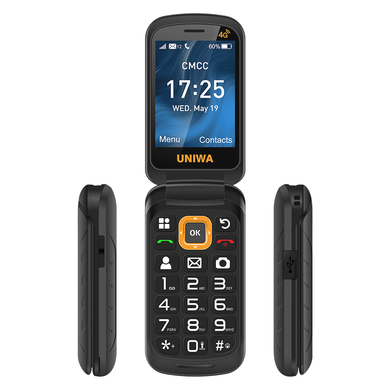 Раскладушка UNIWA V909T с двумя экранами и 4G