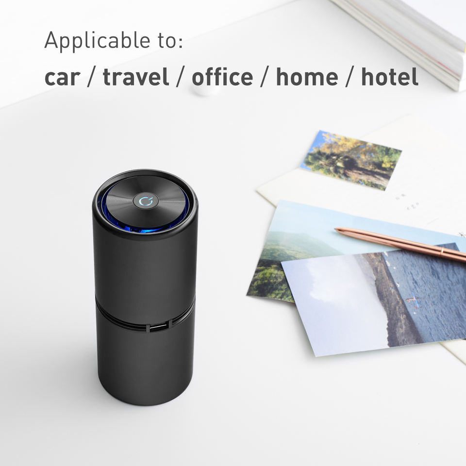New Products USB Charging Automobile Car Portable Air Purifier with USB