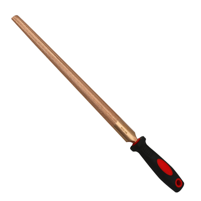 WEDO File Beryllium Copper File Non-Sparking/Magnetic Half Round File Fiberglass Handle