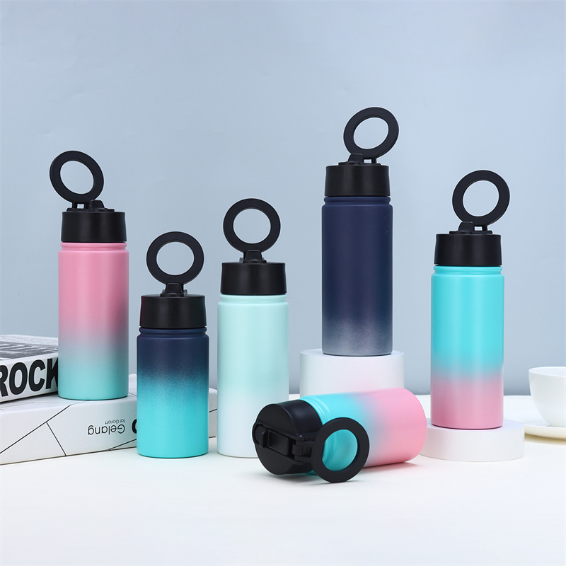 18oz 22oz 32oz Insulated Stainless Steel Water Bottle with Magnetic Phone Holder
