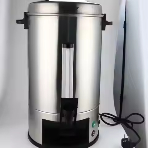 Commercial Kitchen Coffee Urn Stainless Steel Water Urn Electric Hot Water Boiler