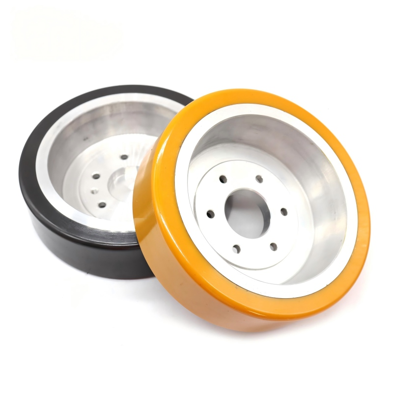 Buffer Vibration Resistant Oil Resistant for Port Trailer Polyurethane Drive Wheel