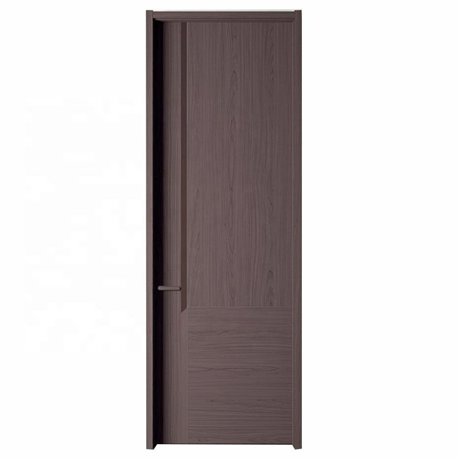 Modern Interior Wooden Door High Quality Solid Wood Interior Bedroom/Hotel Room Door with Finished Surface