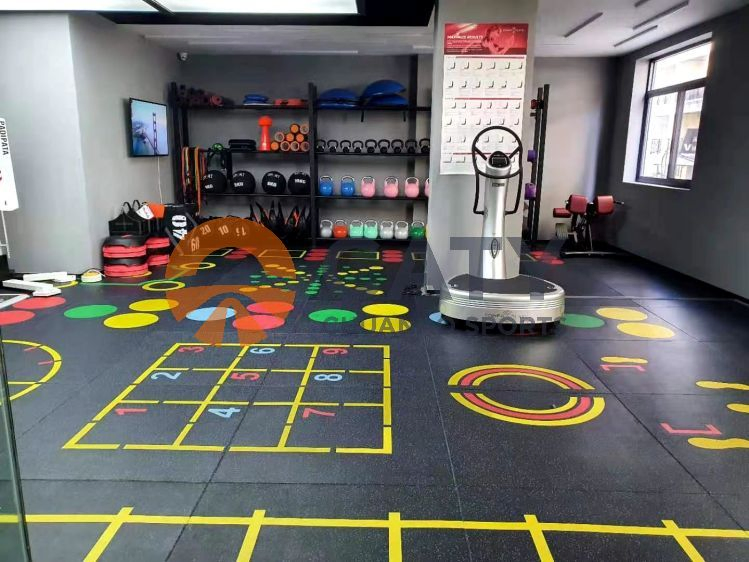 Anti Slip Acoustic Insulation Fitness Rubber Flooring for Gym