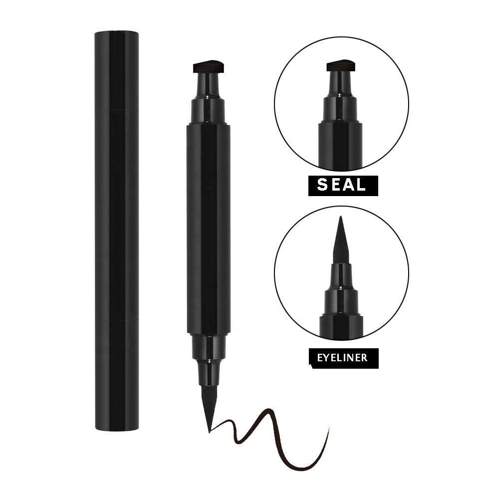 The Latest Makeup Stamp Pattern Waterproof Long Lasting Vegan Fast Dry Private Label Liquid Eyeliner