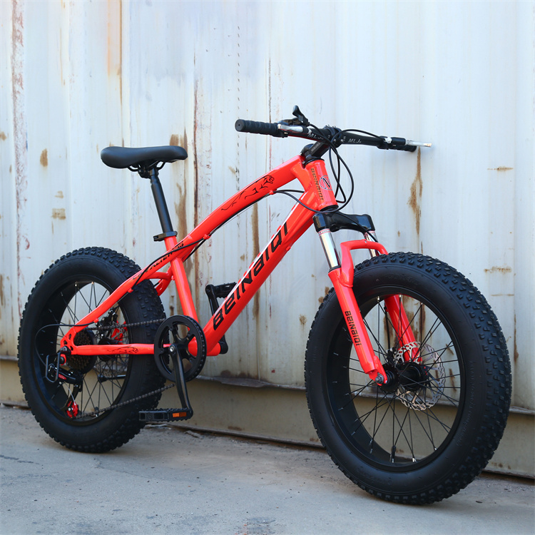 Фатбайк алюминиевая рама горный широкие колеса