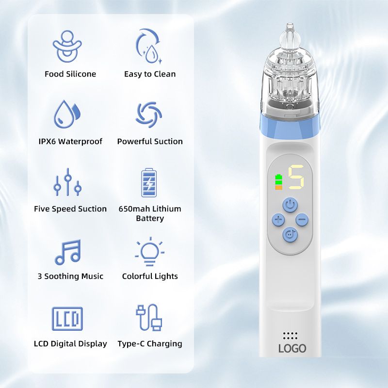 ODM OEM Nasal Sucker Clean Electric Baby Nasal Aspirator with Music