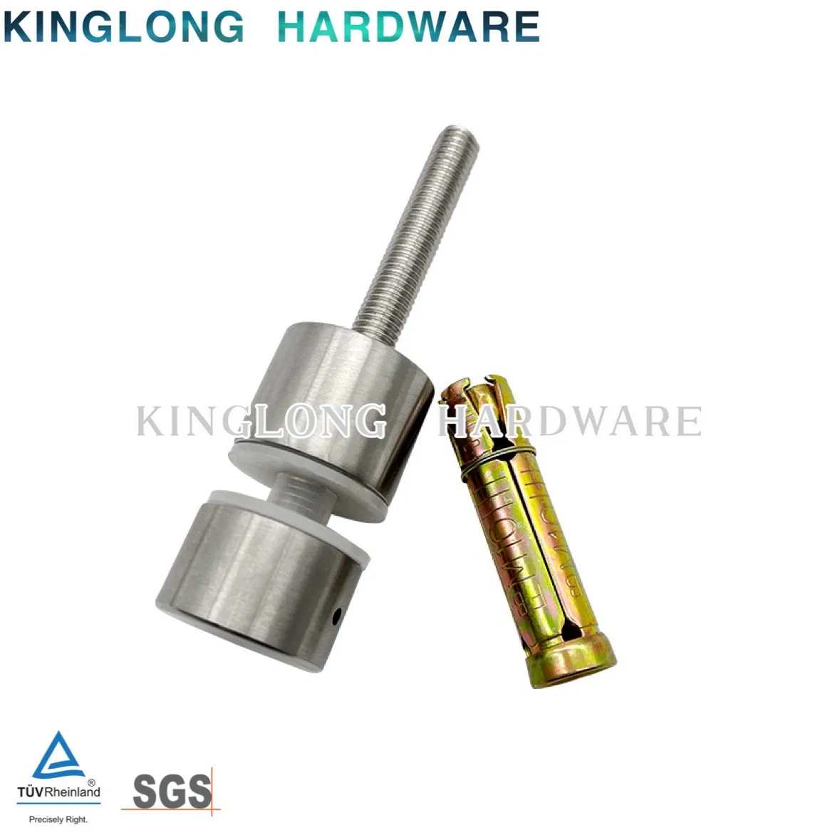 Stainless Steel Solid Advertising Nail Glass Fixing Nail Stair Glass Clamp Glass Bracket Screw Mirror Nail