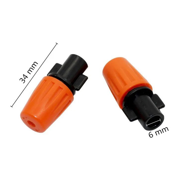 The PE Pipe Side of The Atomizing Nozzle Is Divided Into Three Micro Spray Irrigation Moving Three-Piece Set