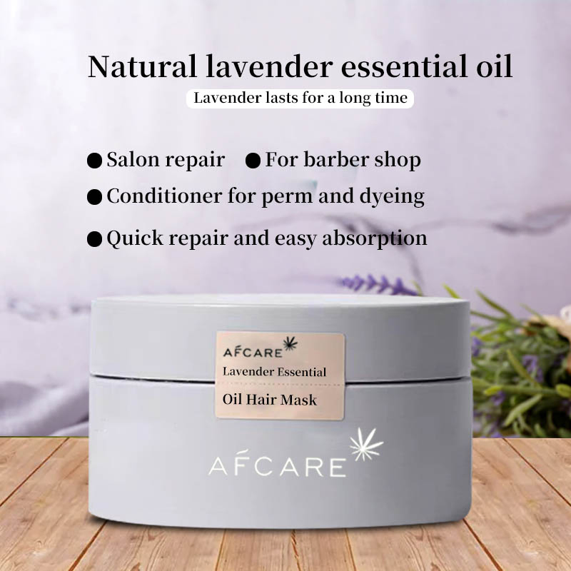 OEM Lavender Oil Mask for Thicker Hair Also Remedies Dandruff and Scalp Tension Cream White Facial Mask for Men