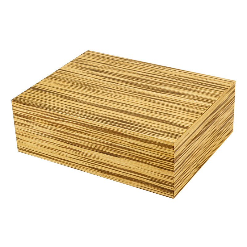 Stripy Smoking Accessories Packaging Wooden Cigar Box