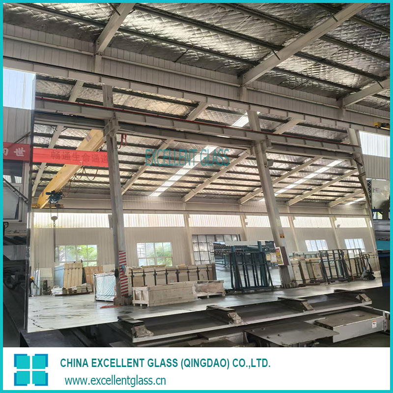 High-Definition Tempered Glass Full-Length Mirror - Modern Minimalist Standing/Wall-Mounted Design