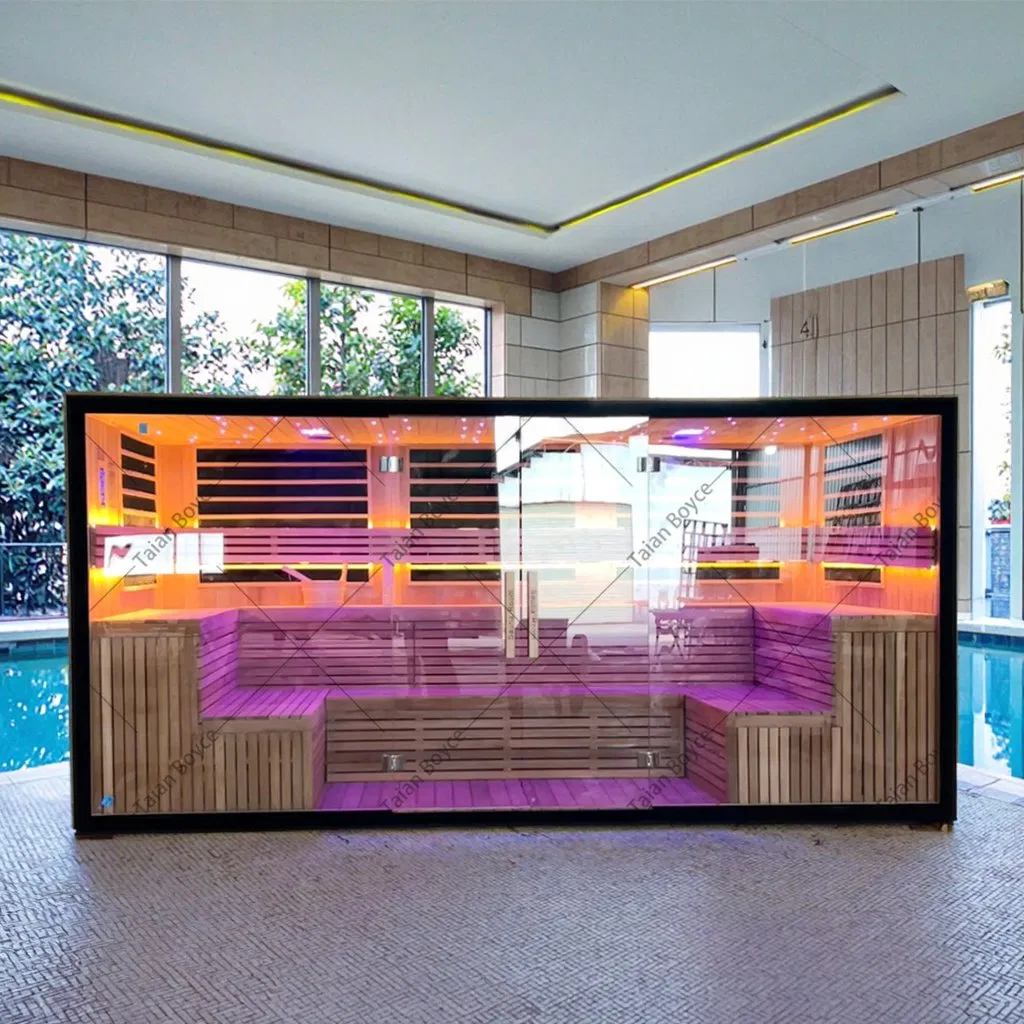 Сухая сауна из красного кедра с ИК-нагревом