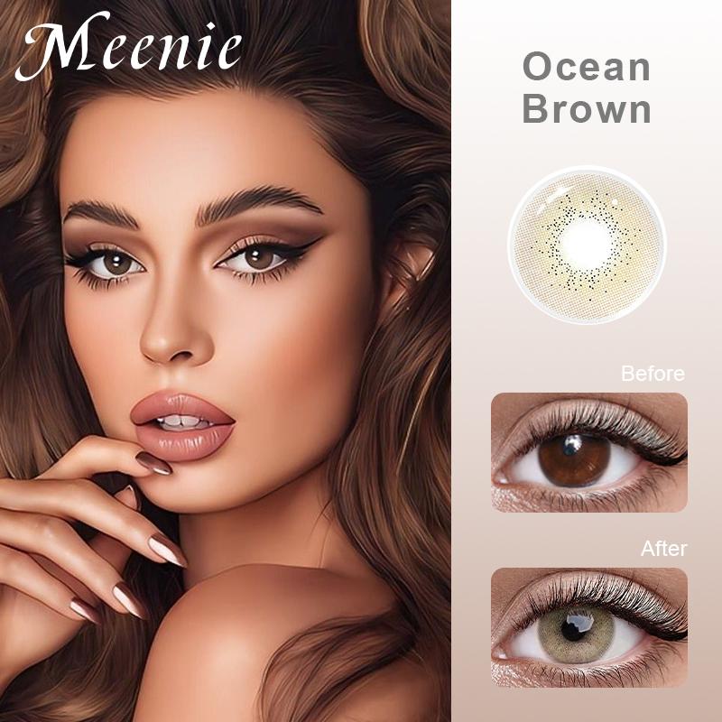 New Style Wholesale Colored Contacts Natural Look China Yearly Eye Contact Lenses