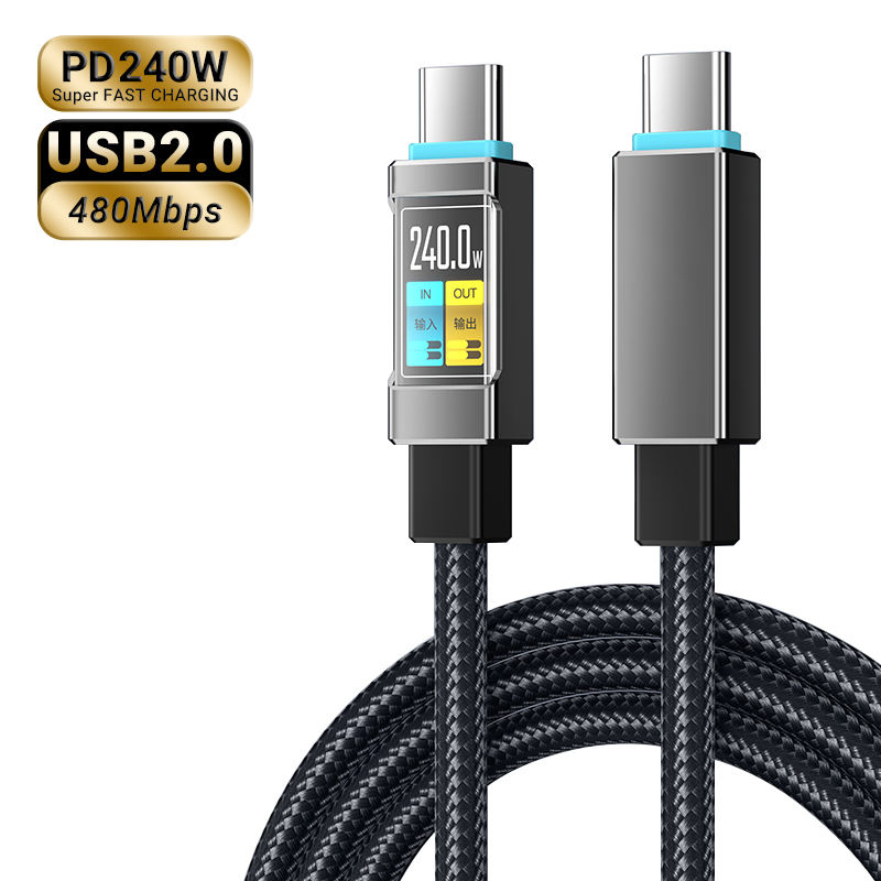 USB-C кабель 240W для быстрой зарядки и передачи данных