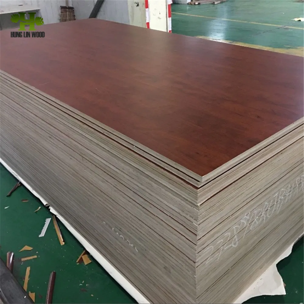 Full Poplar Core Ecological Melamine Plywood for Furniture and Cabinets