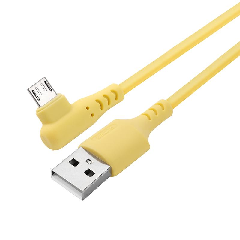 Wistar Color Series 90-Degree USB-a to Type-C Charging Cable