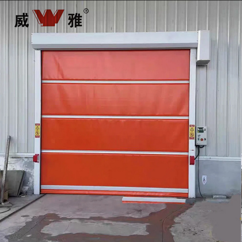 Durable High Speed Rolling Custom Color Plant Door with Special Explosion Proof Option