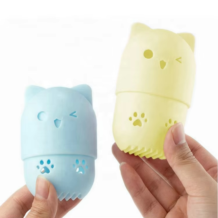 Puff Ball for Beauty Sponge Makeup Egg Makeup Tools Silicone Makeup Sponge Holder