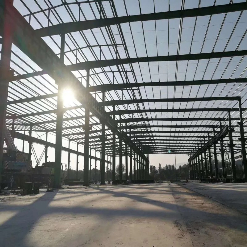 China Large Span Prefab Industrial Steel Structure Structural Steel Shop Buildings
