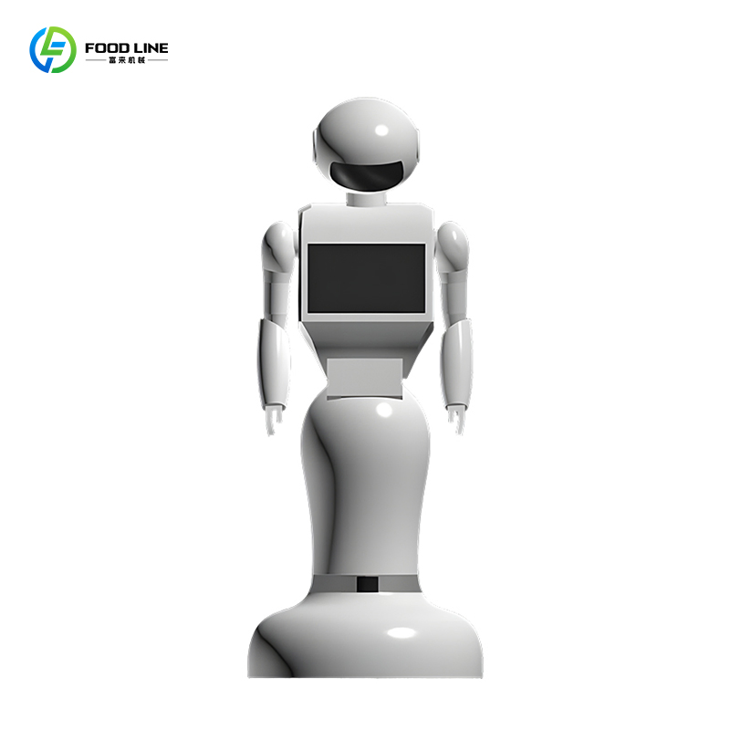 Ai Programmable Big Mobile Customer Hotel Advertising Reception Robot Waiter