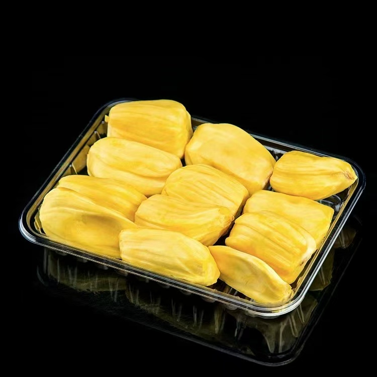 Customizable Plastic Durable Transparent Pet Pear Apple Tray for Farm Market Fruit Store Display