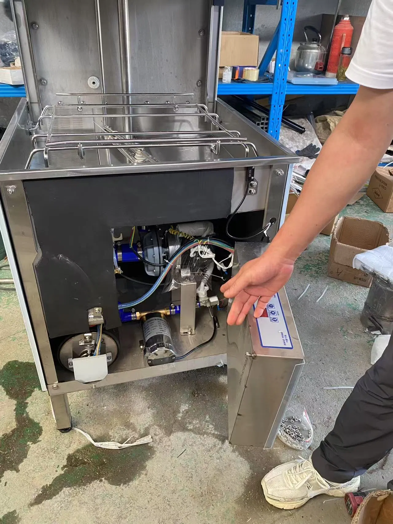 Energy Saving Dishwasher Automatic Control Commercial Dishwasher for Restaurant and Coffee House