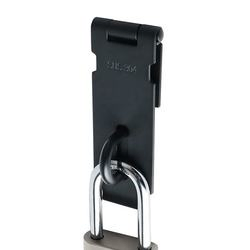 Black Clasp Hasp Security Fixed Iron Hasps and Staples