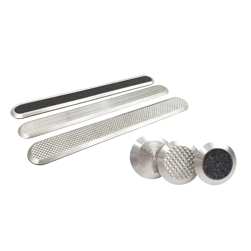 304 316 Stainless Steel Non-Slip Tactile Indicator Stud Warning Strip Disable Blind Tactile Stud Safety Guiding Paving Tile Stud for Sidewalks Road