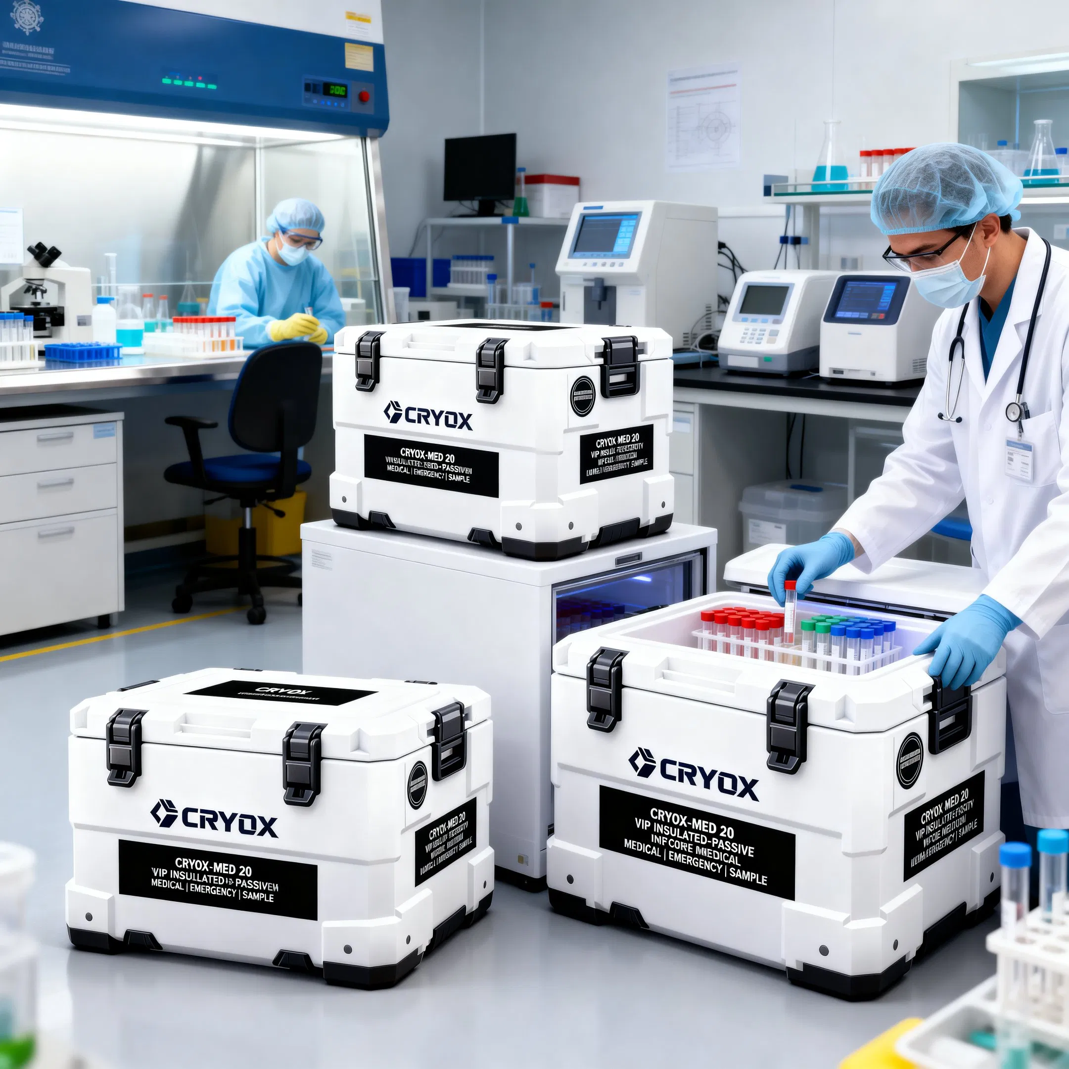 Passive Cold Storage Box for Field Operations