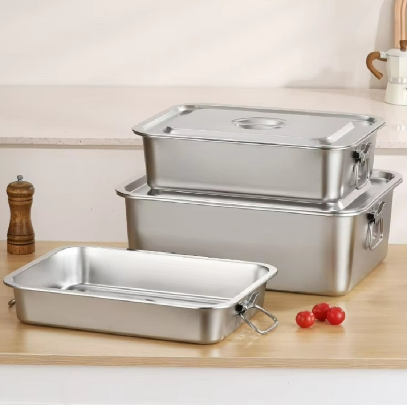 Chinese Supplier Stainless Steel Insulated Food Tray for Buffet Supplies