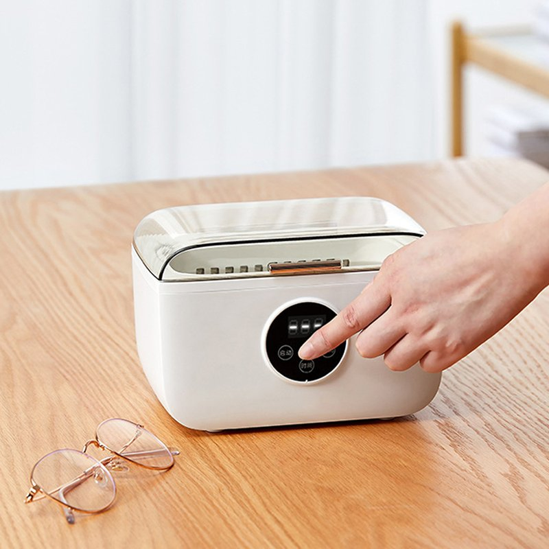 Portable Automatic Mini Ultrasonic Cleaner Jewelry Eyeglasses & Braces
