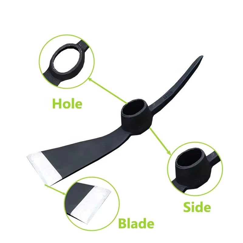 Wholesale Pickaxe Railway Steel Tool Agricultural Outdoor Garden Pickaxe