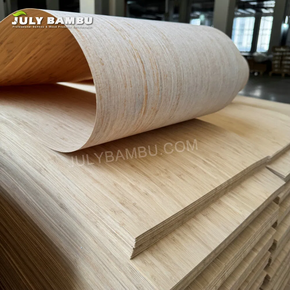 0.6mm Bamboo Decorative Wood Veneer for Bamboo Wall Veneer