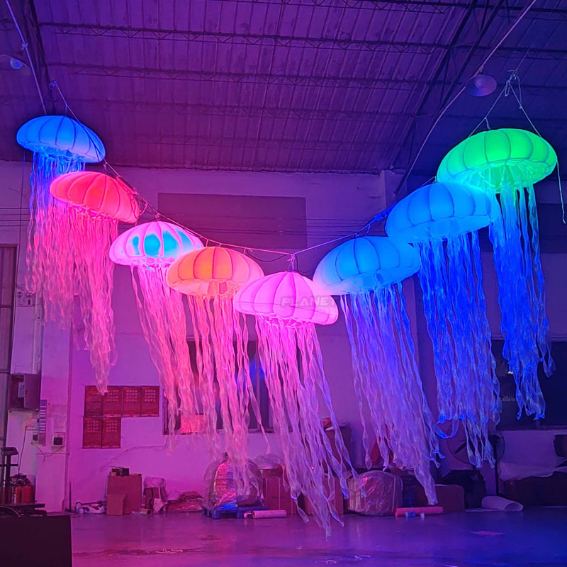 Factory Wholesale LED Inflatable Decorating Jellyfish Balloon for Event and Wedding