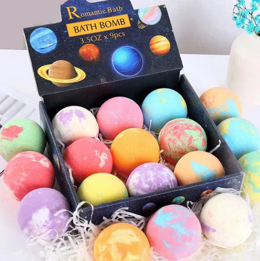 Online Wholesale and Retail Colorful Foot Pedicure Bath Bombs Custom Bath Bom Ball SPA Foot Bath Bombs Bath Balls in Gift Set for Pedicure
