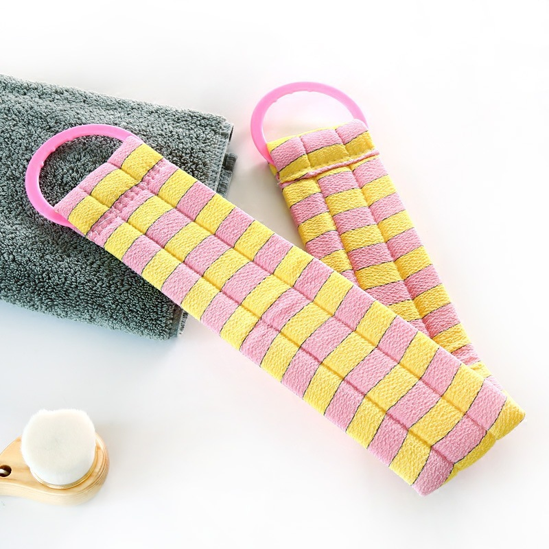 Wholesale Stretchable Nylon Exfoliating Body Scrubber Washcloth Towel Deep Cleans
