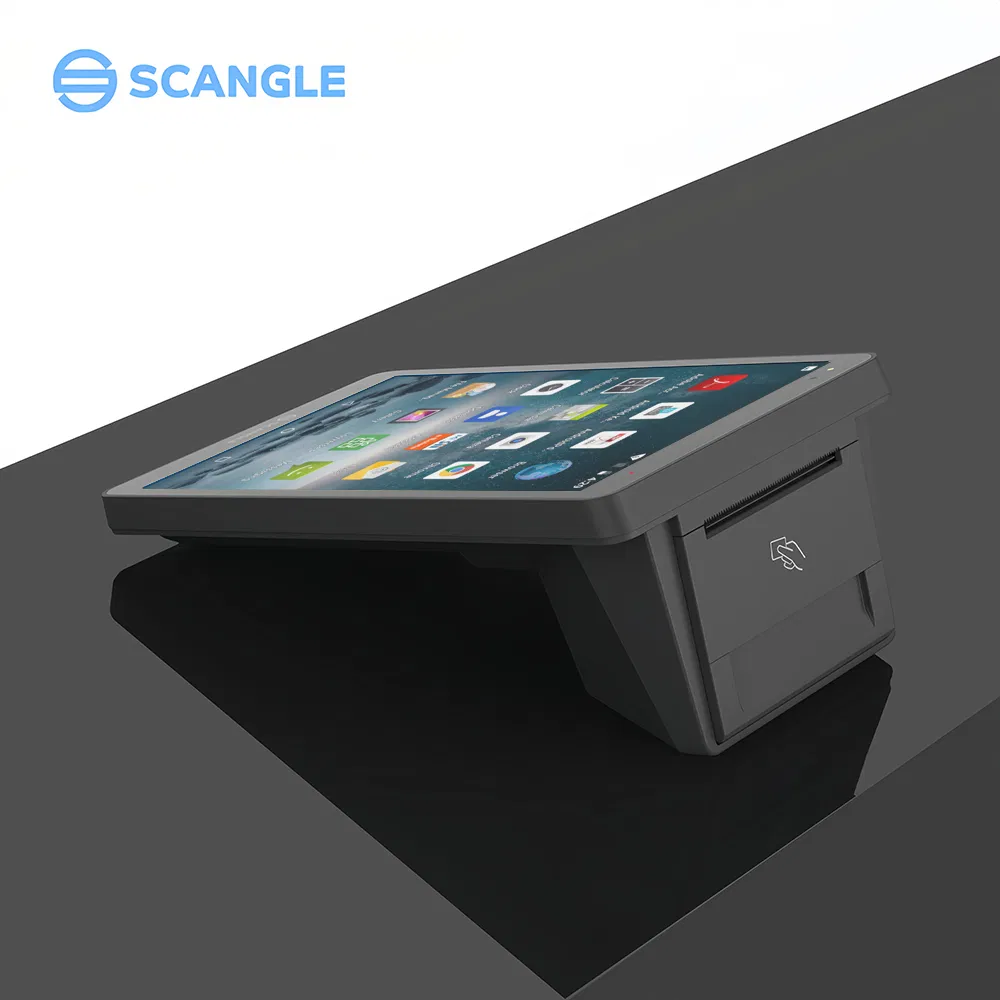 Scangle V8 Handheld Android POS Systems for Retail Shop with 58mm Printer