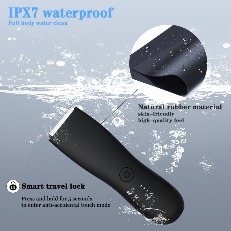 Electric Body Trimmer for Safe and Smooth Groin Grooming
