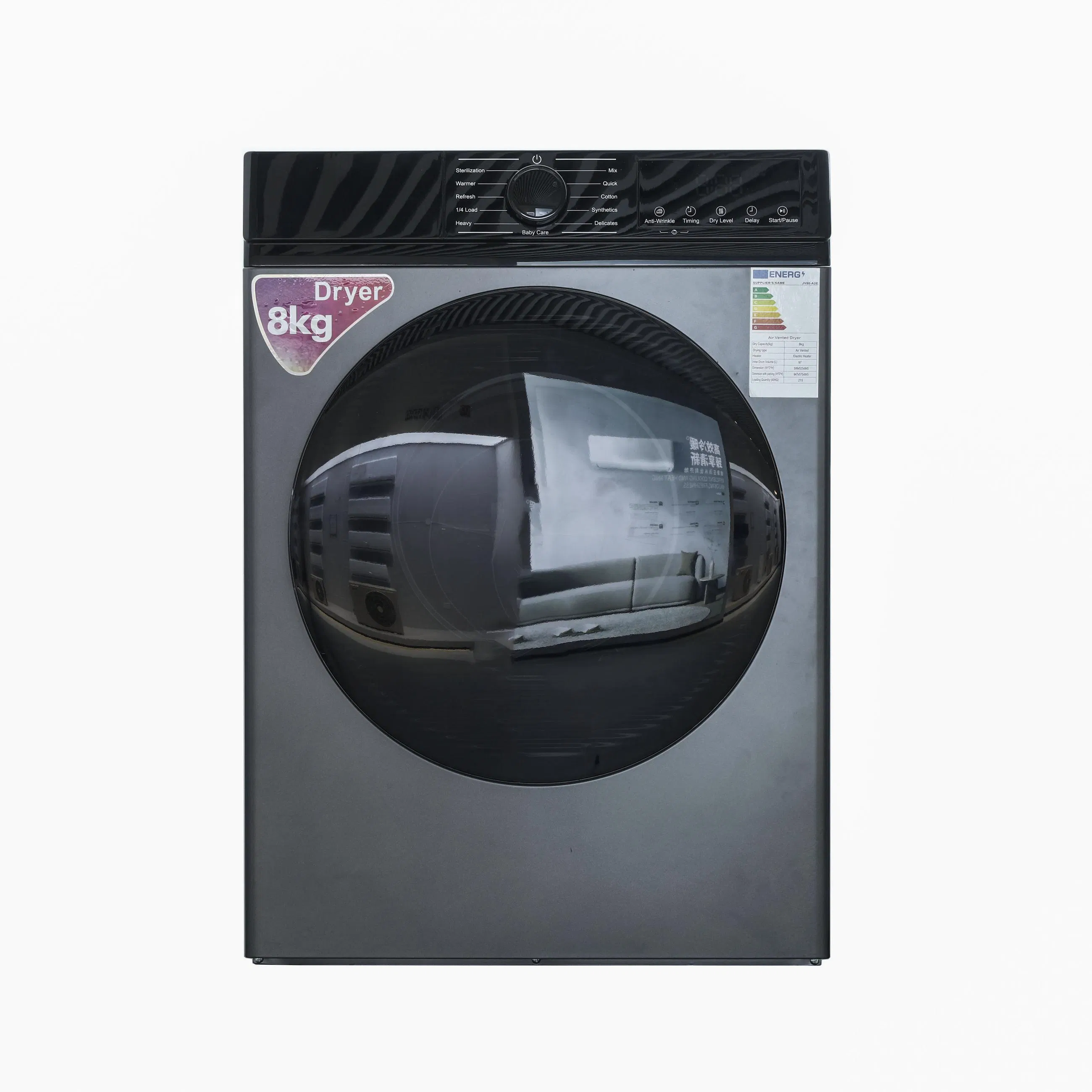 Versatile 6-12kg Front Load Washing Machine for Home Use
