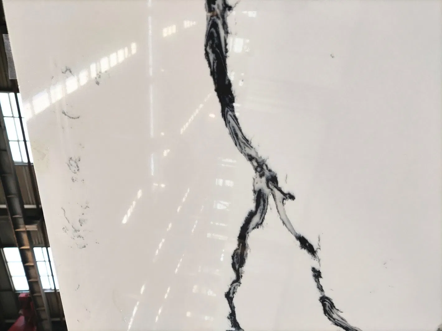 Dining Room Calacatta White Floor Wall Tile Design Calacatta White Porcelain Slab Dining Tables Top Kitchen Counter Tops Artificial Quartz Stone Plate