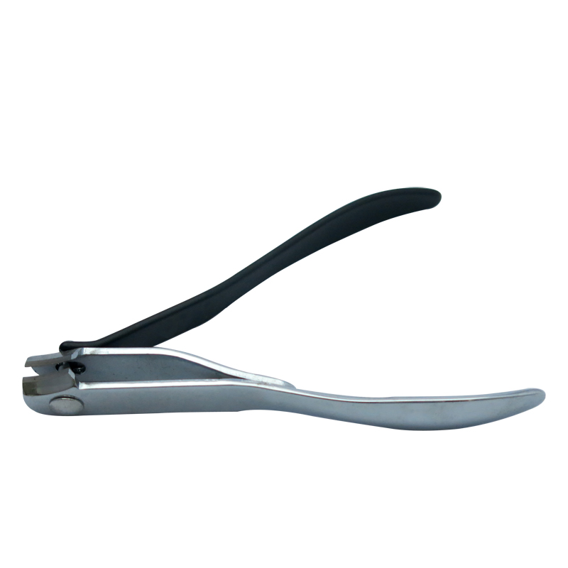 Side Blade Longer Handle Nail Clipper for Cuticle Trimming with Powder Coating (113P)