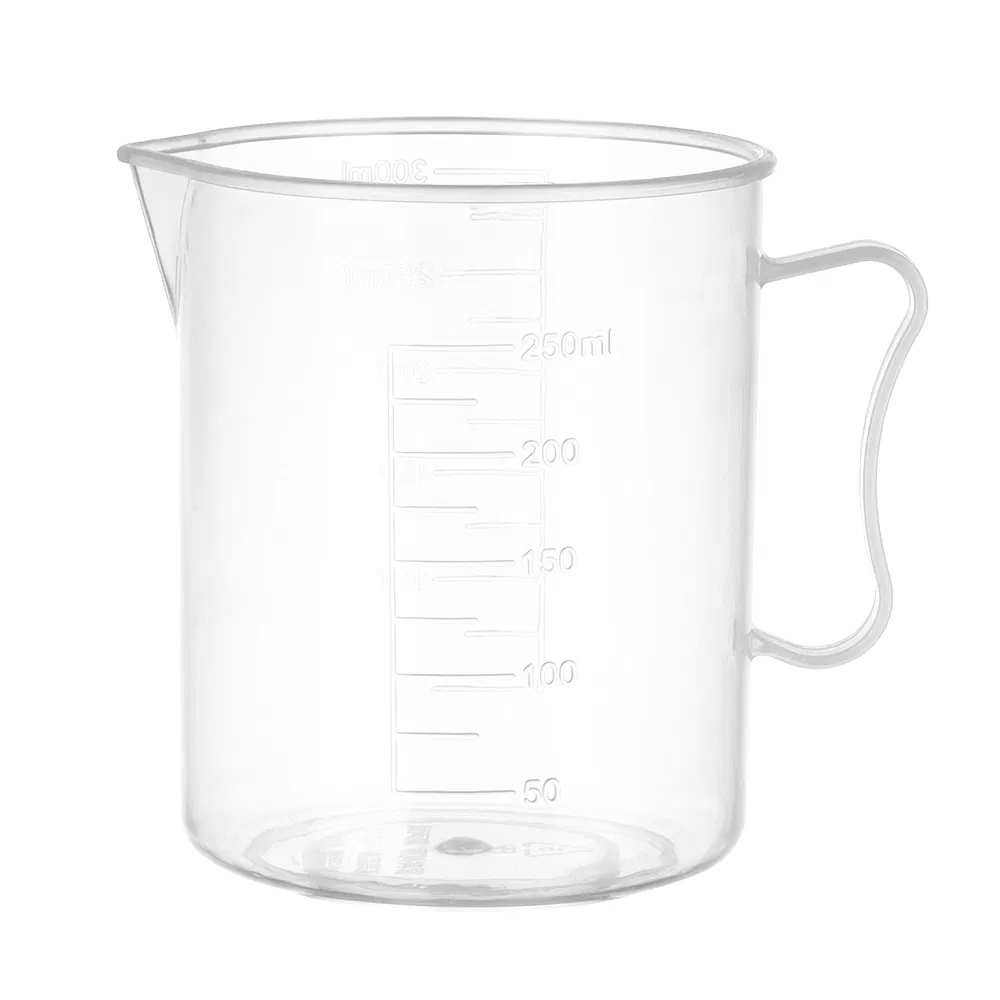 Food Grade Plastic Graduated Cups 500ml Clear PP Plastic Measuring Cup Measuring Jug