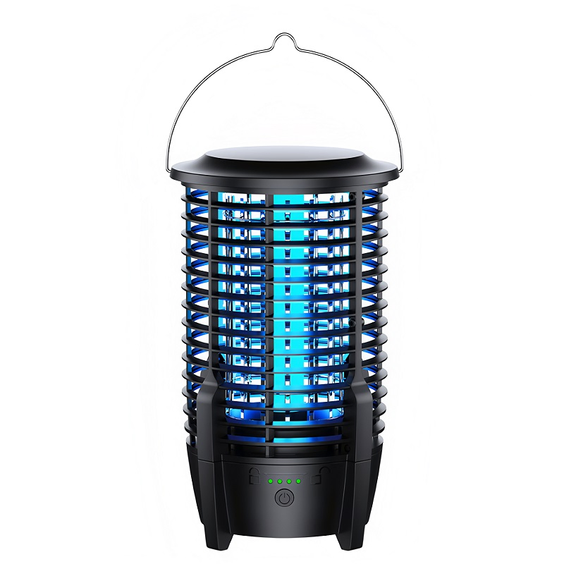 Indoor and Outdoor Camping High Quality Waterproof Portable Rechargeable Multifunctional Electric Shock Mosquito Killer Lamp Mosquito Trap