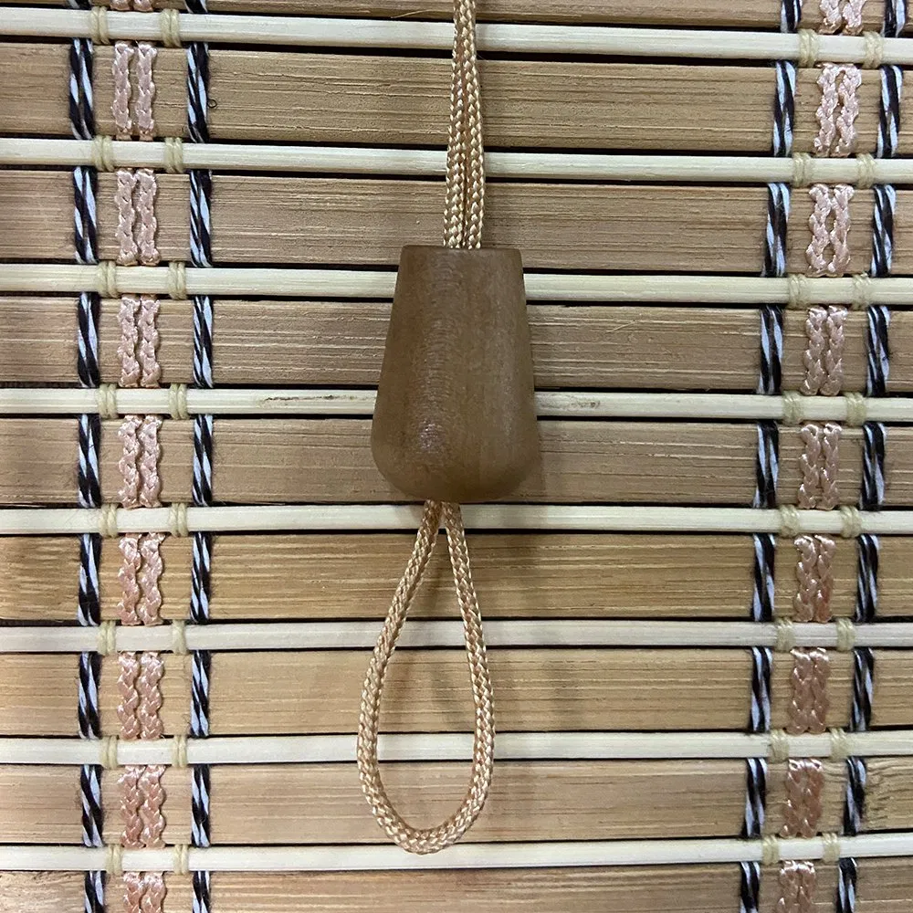 Light Brown and Dark Brown Bamboo Blind for Outdoor Use