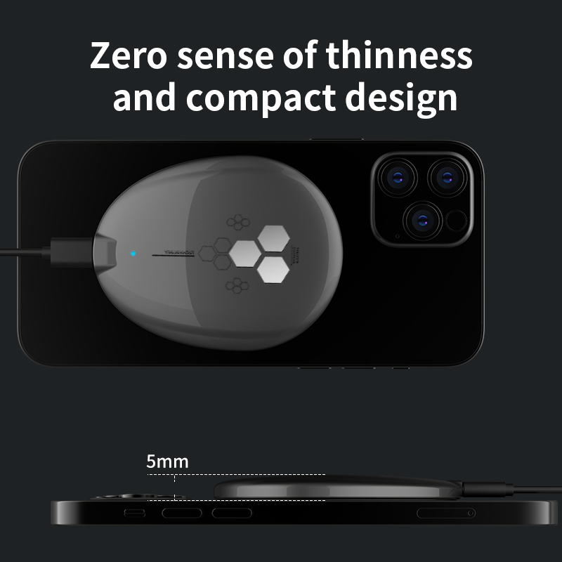 New Mobile Phone Qi Magnetic Wireless Charger for iPhone 12