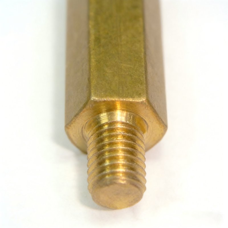 Durable Hexagonal Socket Copper Column with Threaded Design for Enhanced Stability