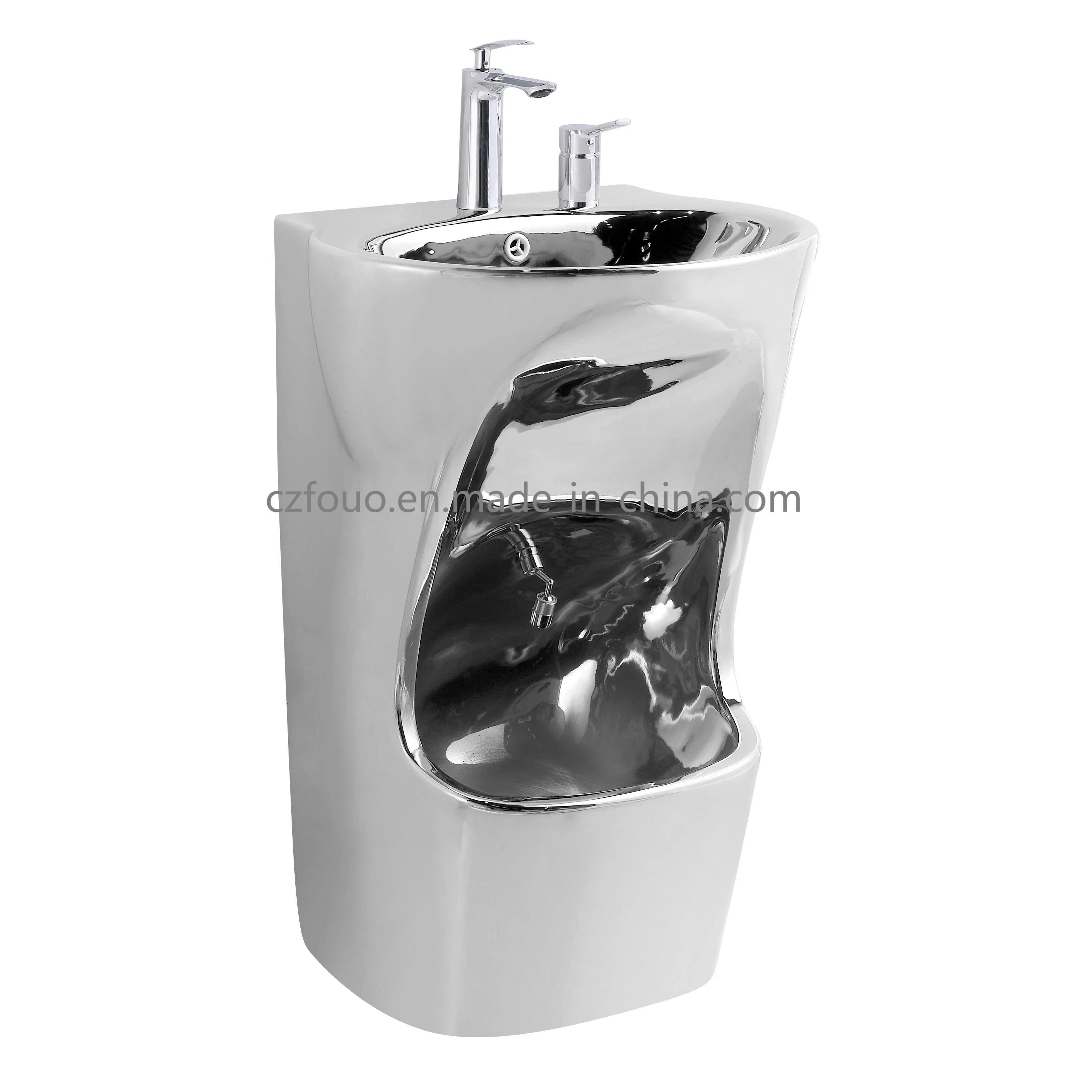 Muslim Basin Wudu Basin Wash Foot Arabia Sink Unique Modern Double Level Wash Basin Stand Pedestal Whole Set Accessory Basin